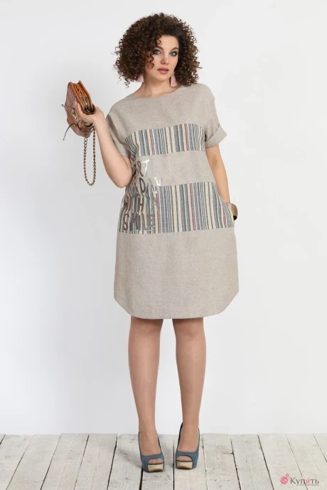 Льняное платье Галеан-стиль 687/1 #1