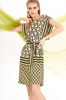 Платье DILIA 0224 Мульти дизайн