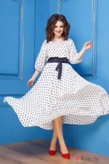 Платье Anastasia 278 молочный