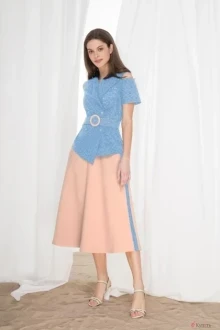 Юбочный костюм Lokka 476 розовый