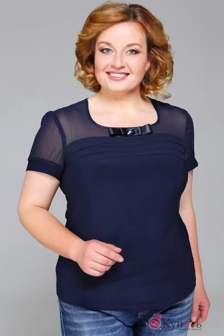 Блузка Медея и К 1751 синий #1