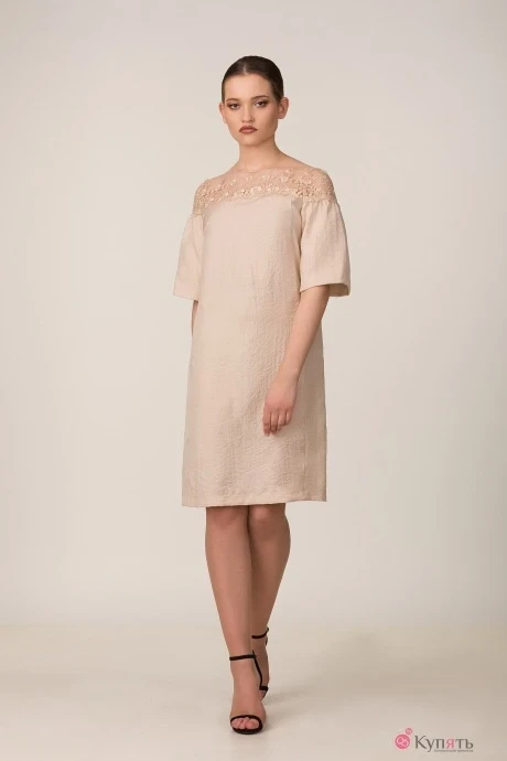 Платье Rosheli 528 бежевый #1