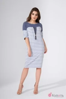 Платье Avanti 800 белый/голубой