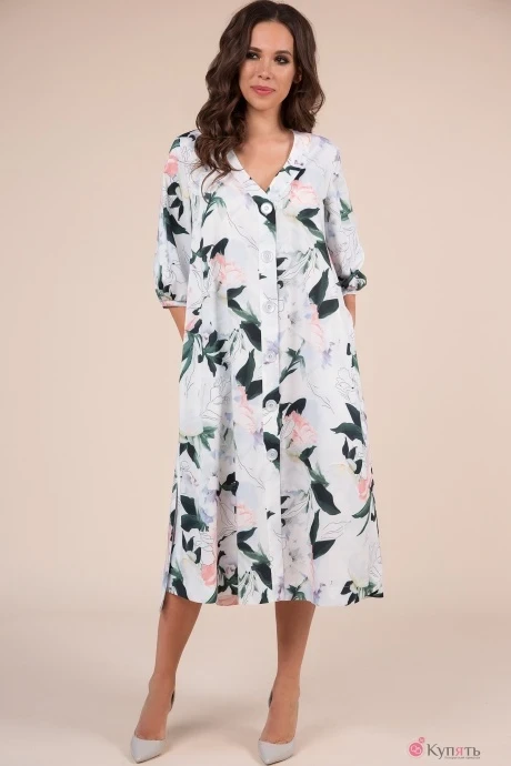 Платье Teffi Style 1338 голубой #1
