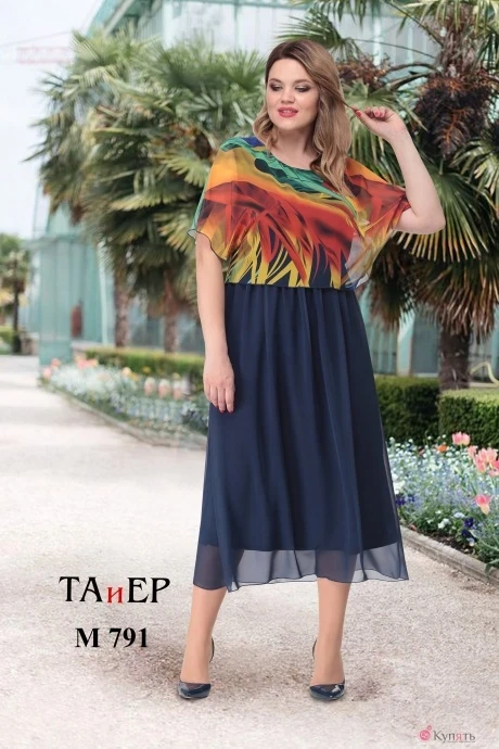 Платье TAiER 791 мульти принт #1