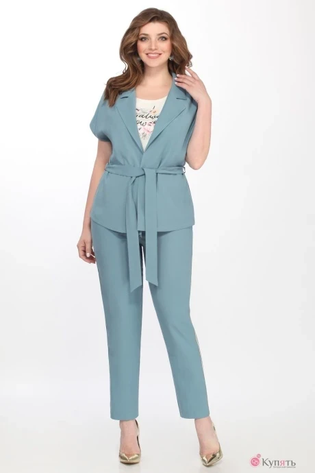Брючный костюм Matini 1.1321 бирюза #1