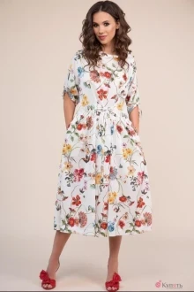Платье Teffi Style 1415 цветы1