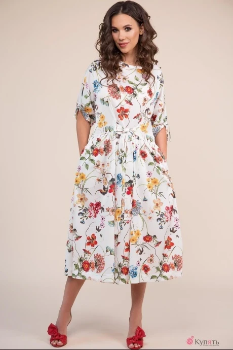 Платье Teffi Style 1415 цветы1 #1