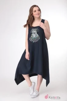 Платье MALI 4107 тёмно-синий