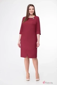 Платье БелЭкспози 1116 бордовый красный