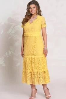Платье Vittoria Queen 8963 жёлтый