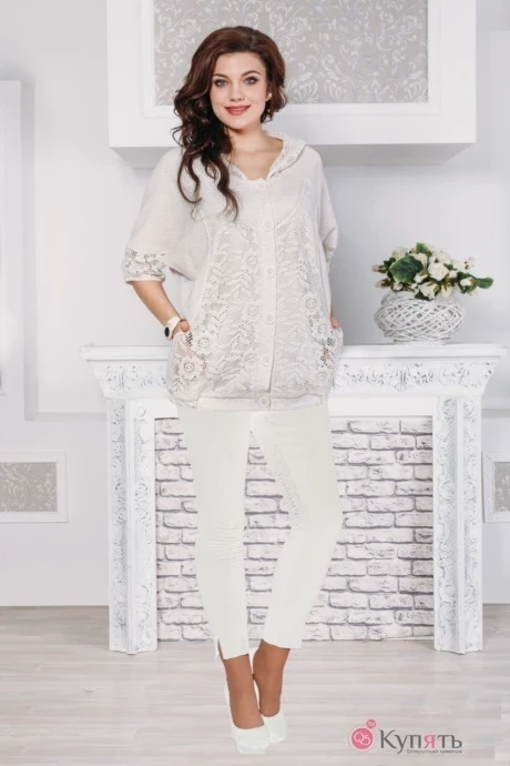 Блузка Дали 1360 молочная #1