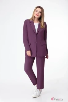 Брючный костюм Anastasia Mak 626 сливовый