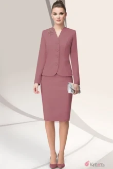 Юбочный костюм LeNata 22865 лиловый