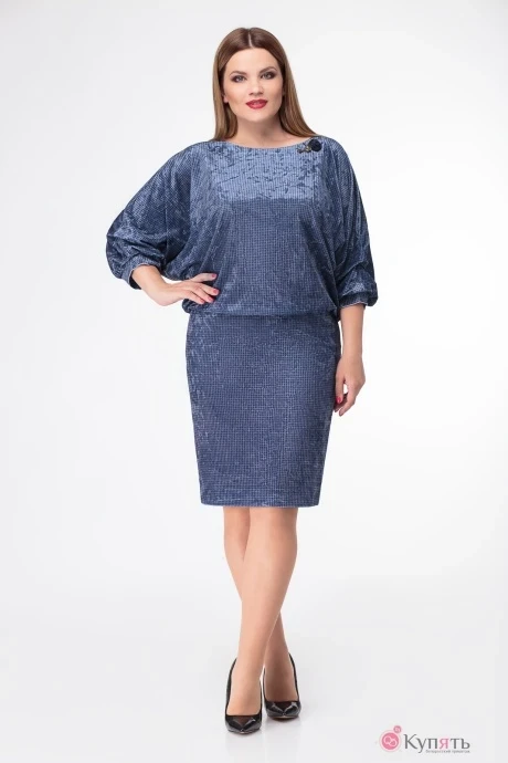 Вечернее платье БелЭкспози 1101 синий #1