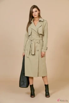 Плащ EOLA 1724 бежевый