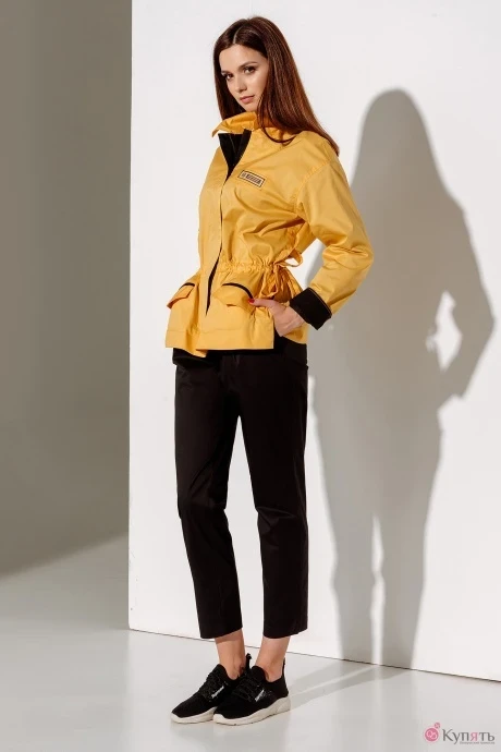 Брючный костюм Olegran 591 жёлтый #1