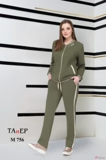 Брючный костюм TAiER 756 олива