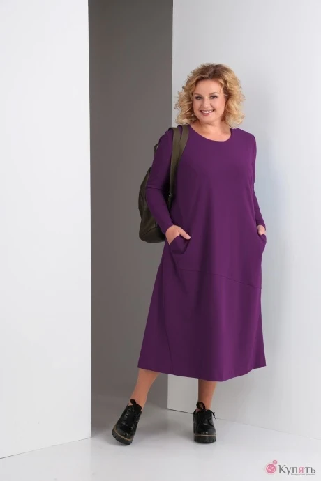 Платье ALGRANDA (Novella Sharm) 3323 баклажан #1