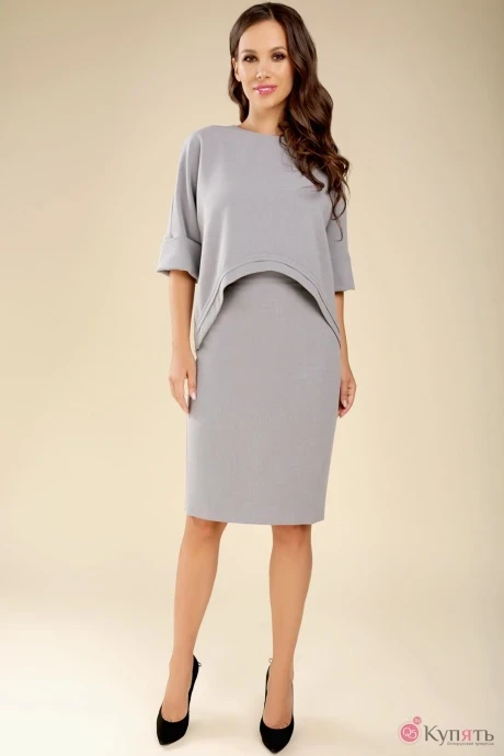 Юбочный костюм Teffi Style 1427 графит #1