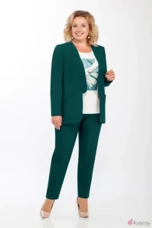Брючный костюм Bagira 578 зелёный