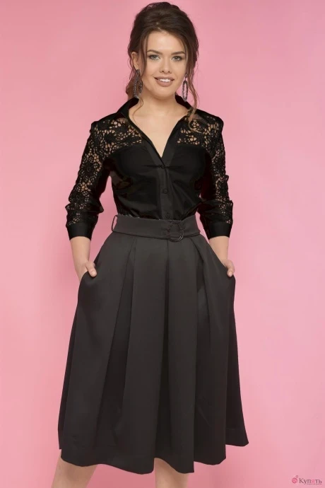 Блузка Anelli 645 черный #1