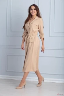 Хлопковое платье Anelli 705