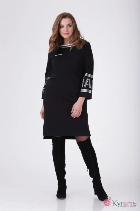 Платье MALI 454 черный #1