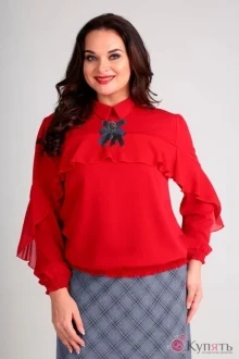 Блузка Таир-Гранд 62338 красный
