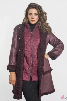 Куртка Elletto 3358 дублёнка+жилет