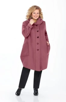 Пальто *Распродажа Pretty 485 грязно-розовый