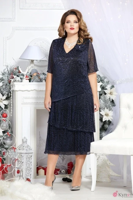 Вечернее платье Mira Fashion 4710-3 синий #1