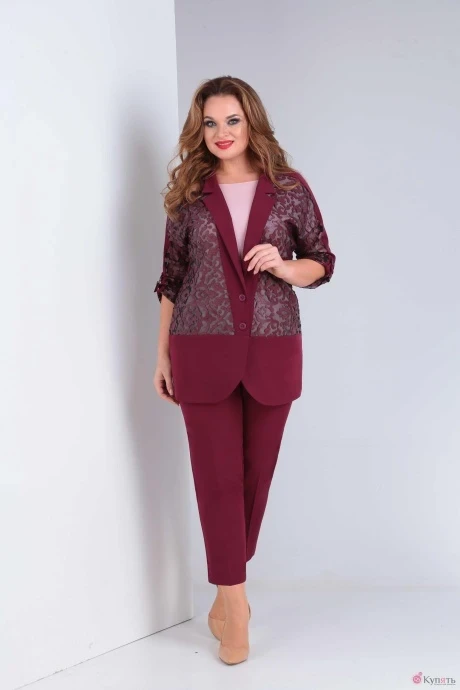 Брючный костюм Орхидея Люкс 832 тройка #1