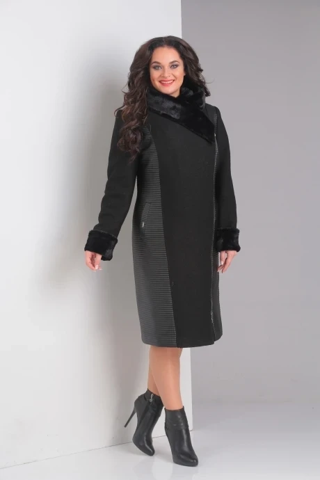 Пальто *Распродажа Diamant 868 черный #1
