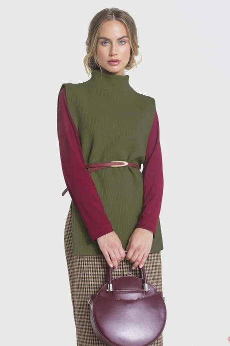 Юбочный костюм ELLETTO LIFE 5079 тройка #1