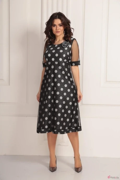 Вечернее платье с принтом SolomeaLux 667 #1