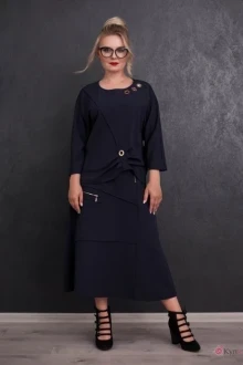 Юбочный костюм Euromoda 292 синий