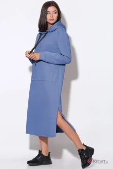 Платье LeNata 11158 голубой