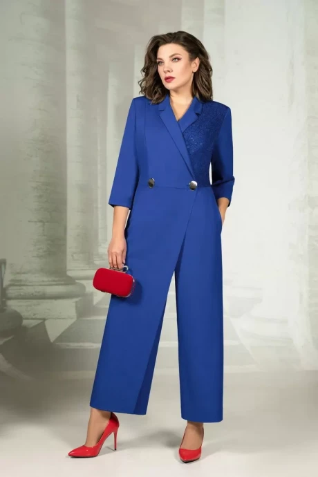 Брючный комбинезон из вискозы Avanti 1069-1 василек #1