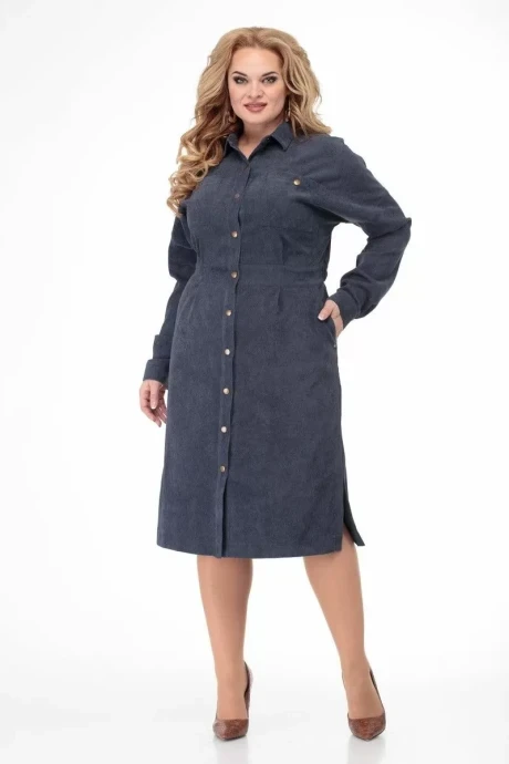 Платье Anelli 920 серый #1