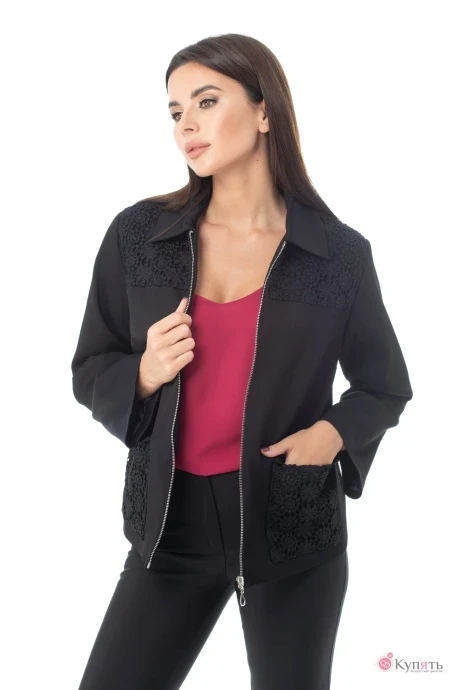 Жакет (пиджак) с кружевом Anelli 978 #1