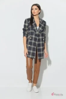 Жакет (пиджак) Кокетка и К 829 темно-синий+беж