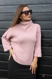 Джемпер (кофта) Romgil ТЗ542 бледно-розовый