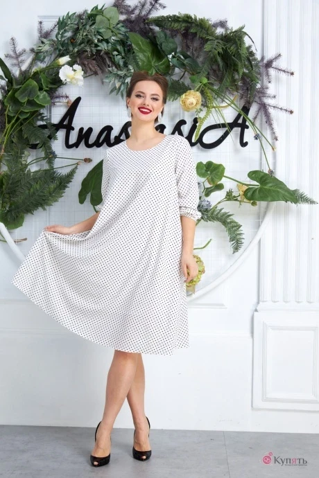 Платье Anastasia 587 молочный #1