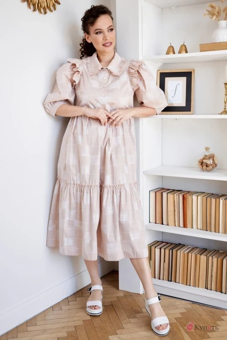 Платье Мода-Юрс 2662 беж #1