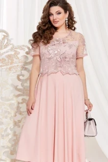 Платье Vittoria Queen 14053 пудрово-розовый
