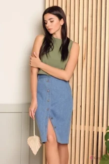 Юбка УТИЛЬ AURA of the day 5007 джинс