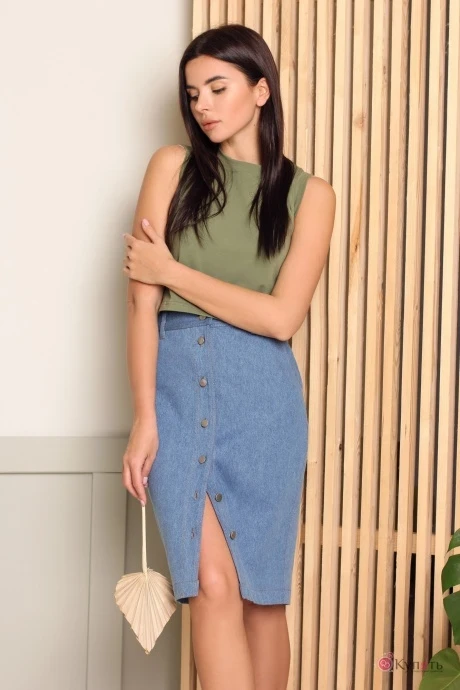 Юбка УТИЛЬ AURA of the day 5007 джинс #1