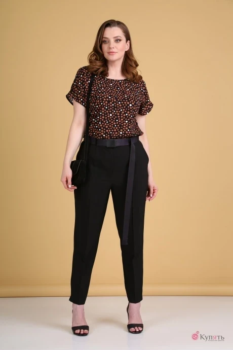 Брюки Bliss 052 черный+ремень #1