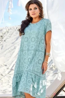 Платье Vittoria Queen 12623 тиффани (бирюза)